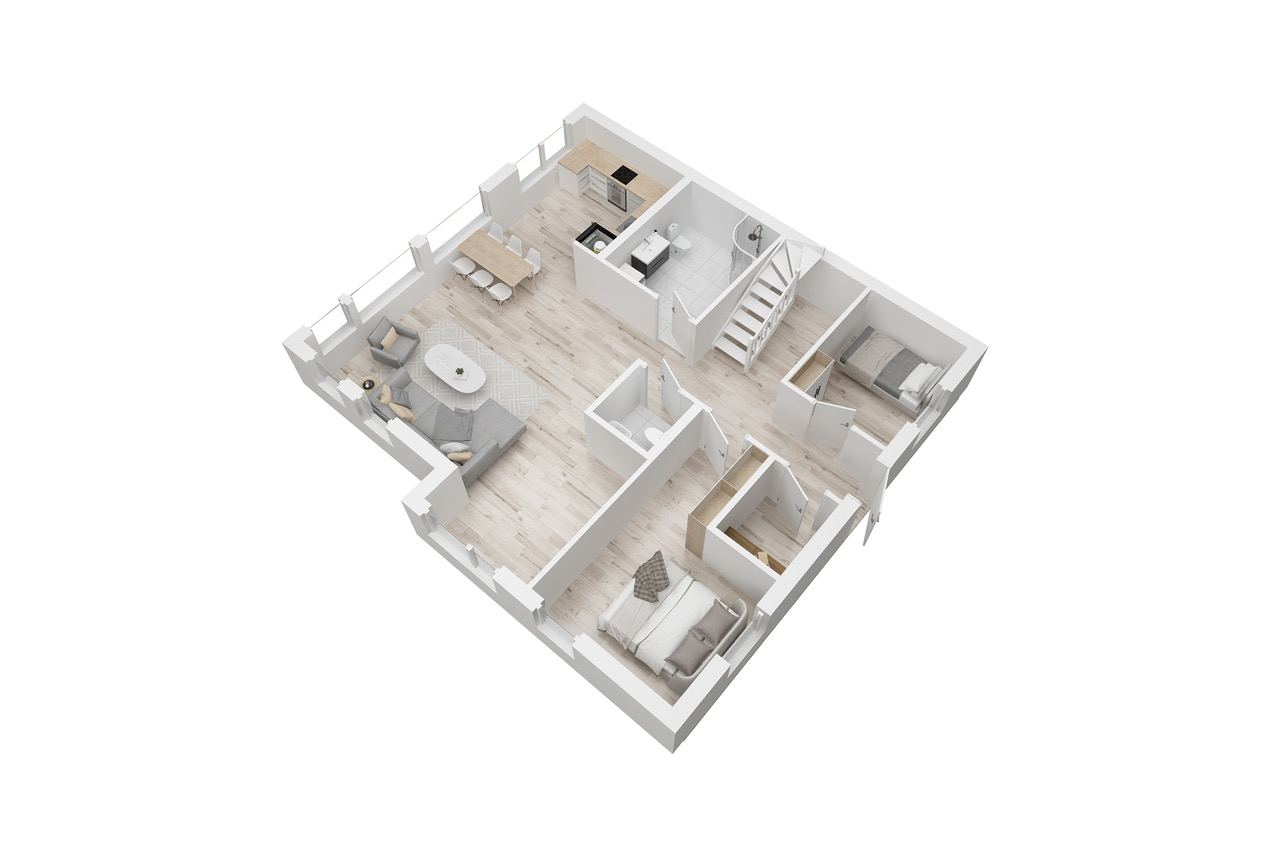 3D-visning leilighet 321