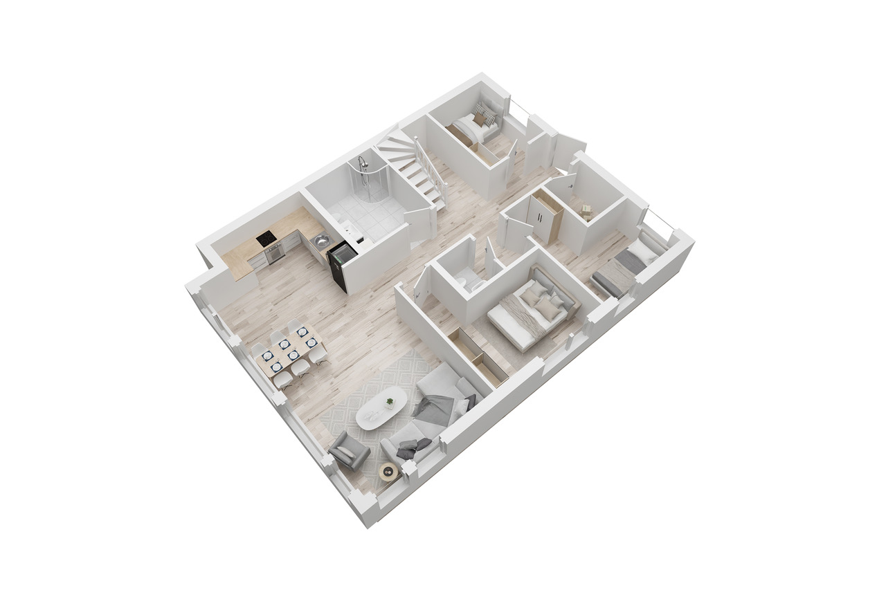 3D-visning leilighet 322