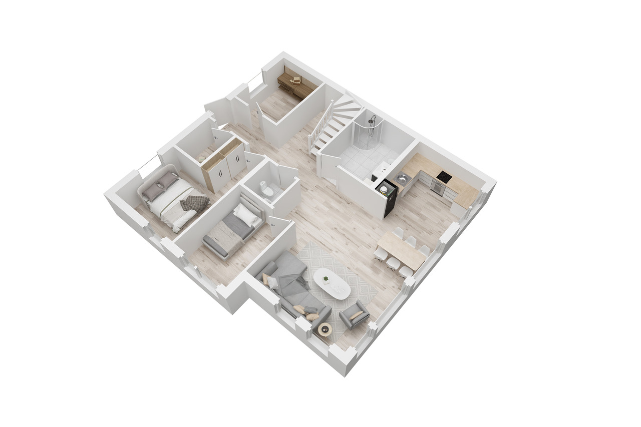 3D-visning leilighet 121